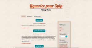 screenshot-Thème Liquorice pour Spip