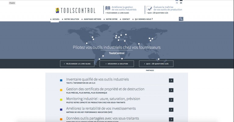 copie d'écran du projet toolscontrol.management